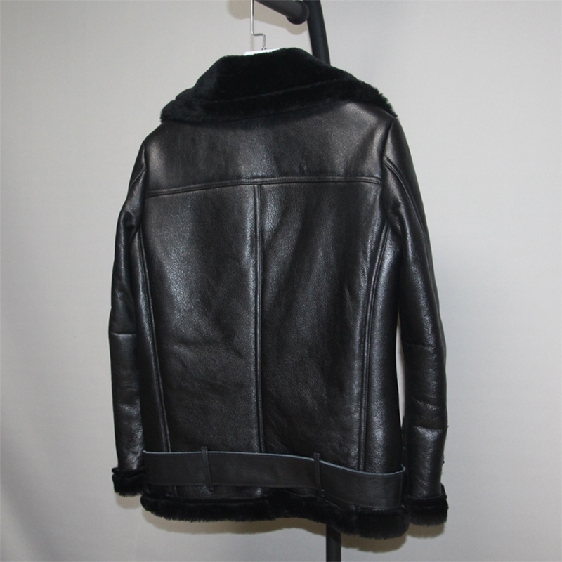 Free shipping,Women fashion Genuine leather jacket,winter warm fur coat.Rough sheepskin wool jackets,plus size sheep shearling 201030