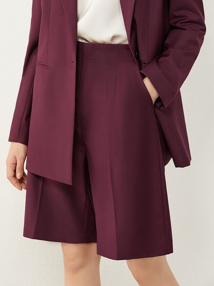 Amii Minimalism Spring Autumn Women Suit Fashion OLstyle Solid Lapel Blazer Women Causal High Waist Loose Female Pants 12040349 201119