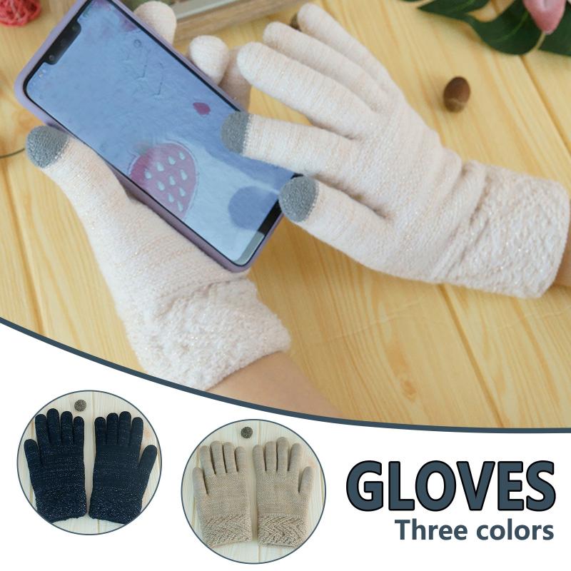 Solid Color Touch Screen Mittens Women's Gloves Winter Keep Warm Female Full Finger Cashmere Printed Knitted Flip Gloves
Solid Color Touch Screen Mittens Women's Gloves Winter Keep Warm Female Full Finger Cashmere Printed Knitted Flip Gloves