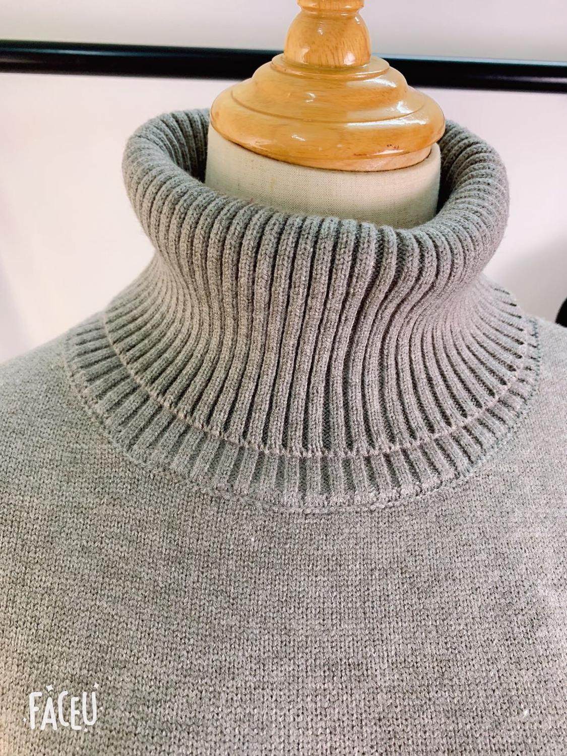 turtleneck thick knitting long Winter black Sweater Dress Women Knitted Long Dress female Loose girls dress Oversize Vestidos 201029