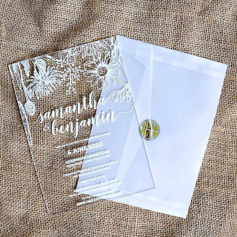 20pcs Acrylic Invitation Wedding Transparent Crystal Invitation Wedding Creative Personal Customization1
20pcs Acrylic Invitation Wedding Transparent Crystal Invitation Wedding Creative Personal Customization1