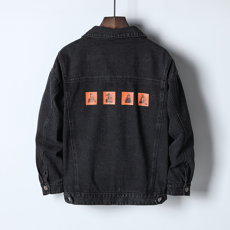 Large Size 4XL 5XL 6XL Denim Jacket 2019 Fashion Autumn and Winter New High Quality Black Denim Jacket Hip Hop Men's Clothing T200502