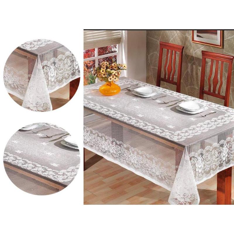 Destegül Knitting Board Table Cloth 2 Color, White