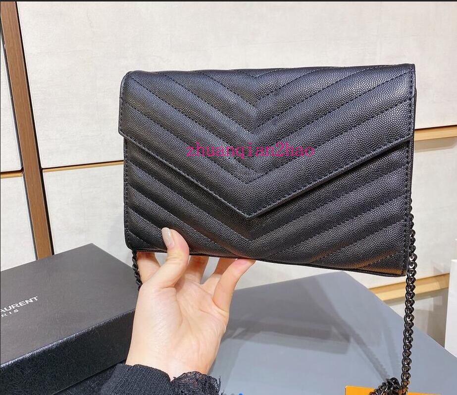 Caviar Crossbody Bag Women Fashion Genuine Leather Shoulder Bag High luxurys designers bags S womens quilted shoulder bag fashion chain, Gold
Caviar Crossbody Bag Women Fashion Genuine Leather Shoulder Bag High luxurys designers bags S womens quilted shoulder bag fashion chain, Gold