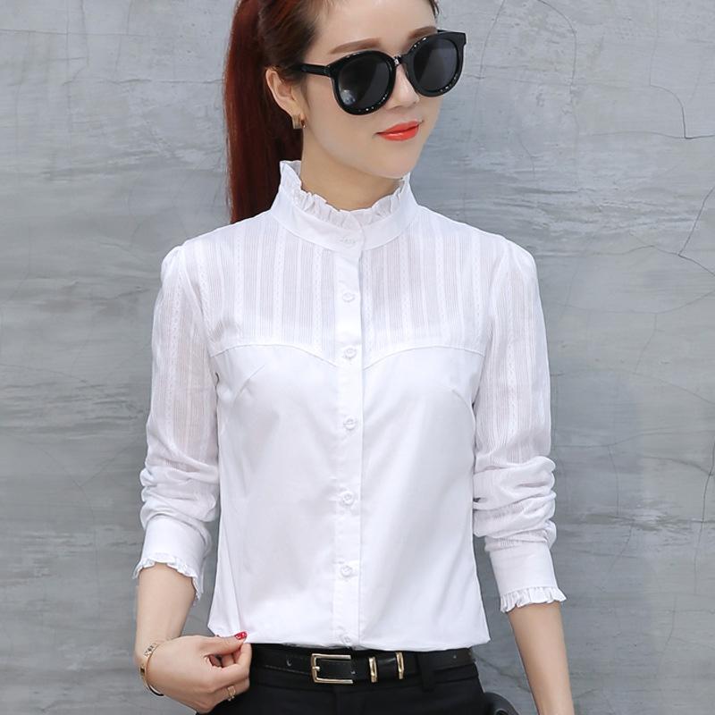 Pure Cotton% Autumn Winter Clothes New Stand-up Collar Lace Long-sleeved Blouse Plus Size 4XL Stitching Slim Long-sleeved Shirt, Purple
Pure Cotton% Autumn Winter Clothes New Stand-up Collar Lace Long-sleeved Blouse Plus Size 4XL Stitching Slim Long-sleeved Shirt, Purple