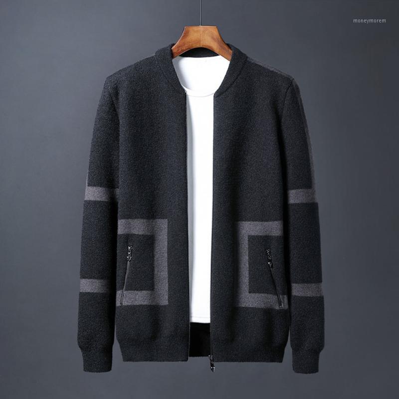 Thoshine Brand Spring Autumn Men Sweatercoats Patchwork Slim Fit Male Knitted Jackets Cardigan Outerwear Sweater coat Knitwear1, Brown
Thoshine Brand Spring Autumn Men Sweatercoats Patchwork Slim Fit Male Knitted Jackets Cardigan Outerwear Sweater coat Knitwear1, Brown