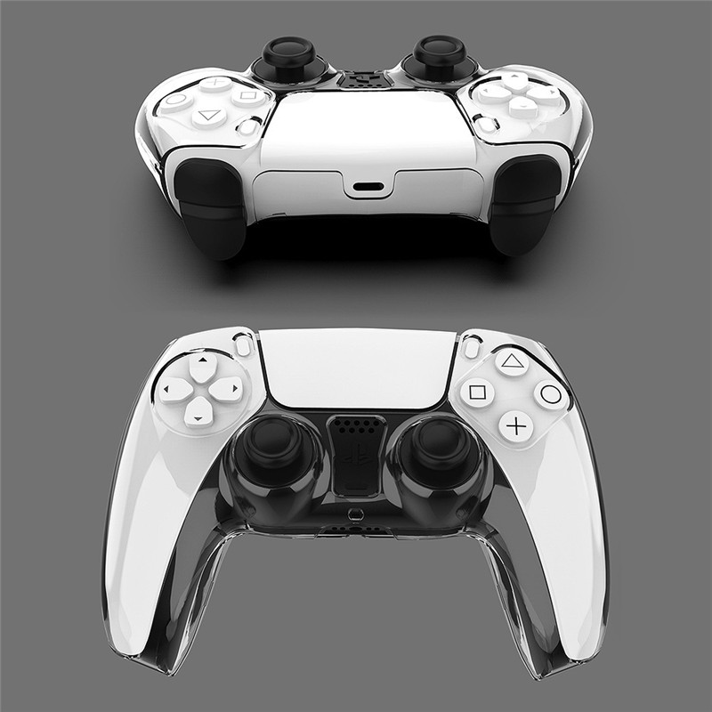 Crystal Shell Game Controller Protective Case Cover For PS5 Vibration Joystick Gamepad Game Controller For Ps5 PlayStation5 With Retail Box