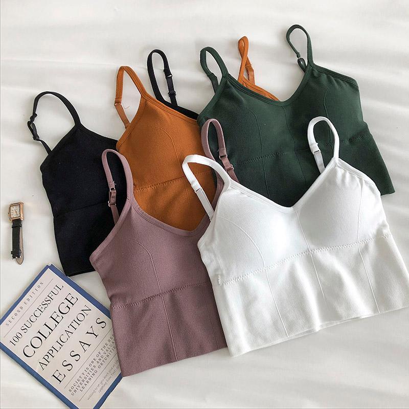 HELIAR Spaghetti Top Female Sexy Crop Tube Tops Korean V-neck Camis Beauty Back Bra 2020 Summer Vest Women's Tank Top Cropped, White
HELIAR Spaghetti Top Female Sexy Crop Tube Tops Korean V-neck Camis Beauty Back Bra 2020 Summer Vest Women's Tank Top Cropped, White