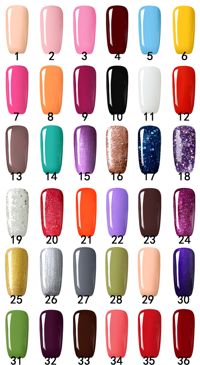 Nail Set 36W UV LED Lamp Dryer With Nail Gel Polish Kit Soak Off Manicure Set Gel Polish For Art Tools