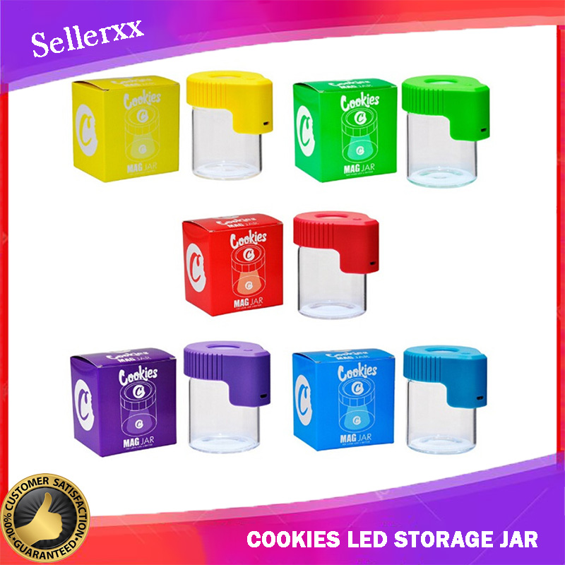 Cookies LED Storage Jar Magnifying Stash Container 155ml Mag Jar Glowing Container Vacuum Bottle for Dry Herb Tobacco Gummies Edibles
Cookies LED Storage Jar Magnifying Stash Container 155ml Mag Jar Glowing Container Vacuum Bottle for Dry Herb Tobacco Gummies Edibles