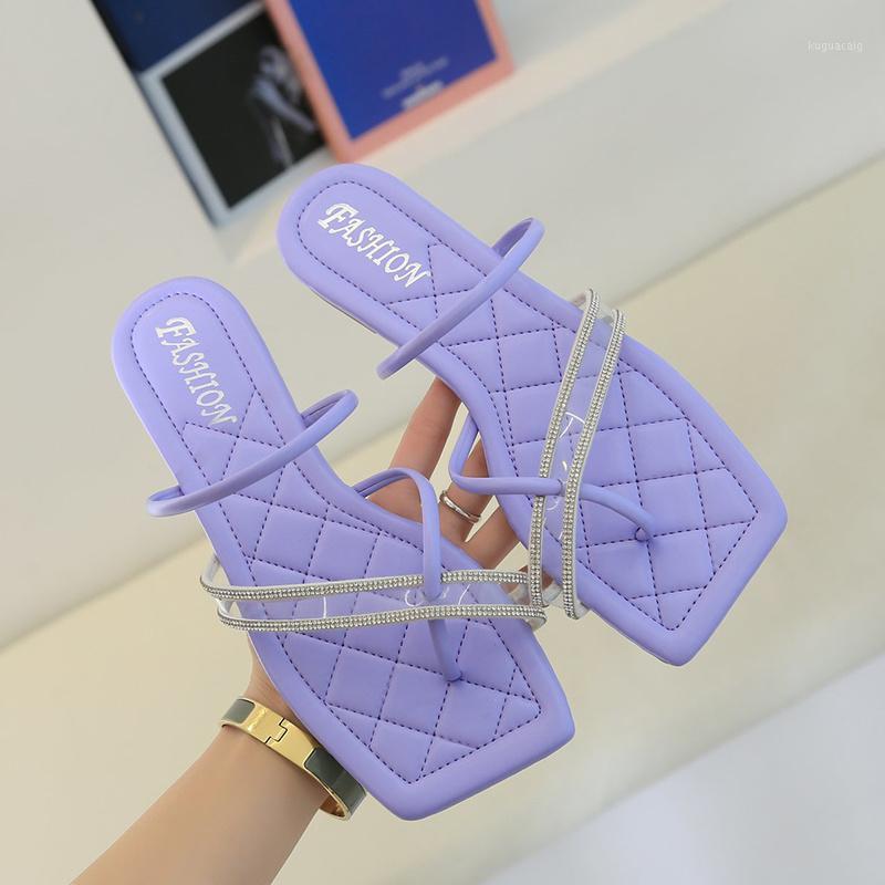 Rimocy Summer Casual Flat Slippers Women Square Toe PVC Crystal Ladies Slides Comfortable Clip Toe Flip Flops Woman Beach Shoes1, Beige
Rimocy Summer Casual Flat Slippers Women Square Toe PVC Crystal Ladies Slides Comfortable Clip Toe Flip Flops Woman Beach Shoes1, Beige
