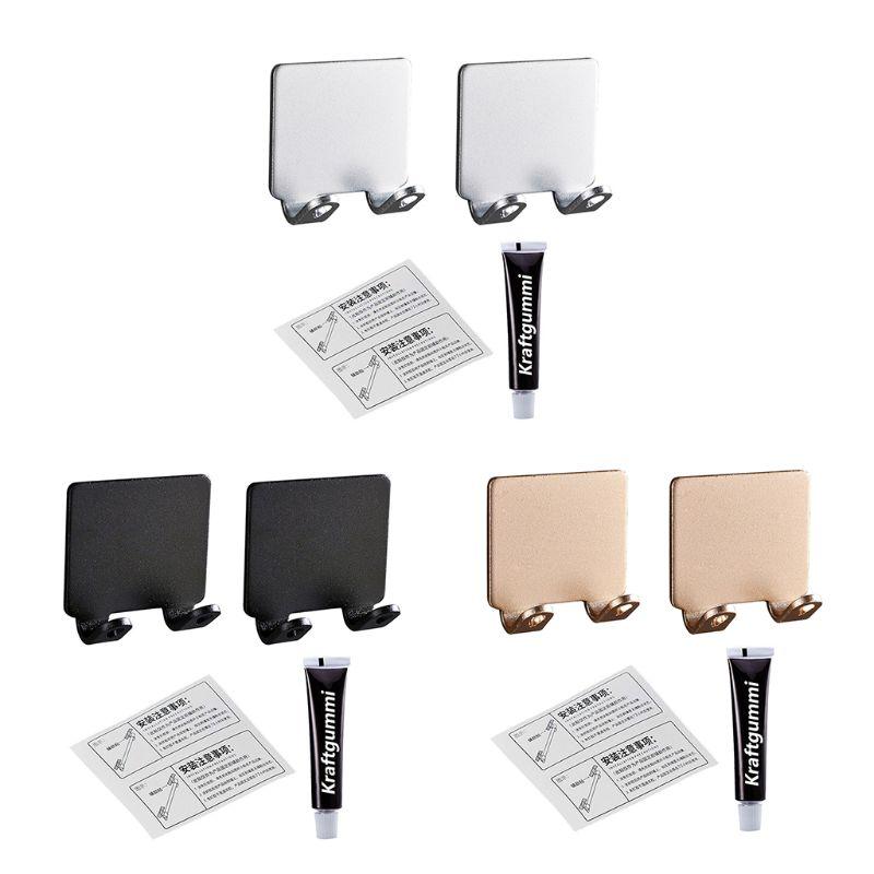 2Pcs Hook Holder Set Plug Razor Adhesive Hanger Wall Robe Storage Coat Organizer For Door Bathroom Shower Office
2Pcs Hook Holder Set Plug Razor Adhesive Hanger Wall Robe Storage Coat Organizer For Door Bathroom Shower Office