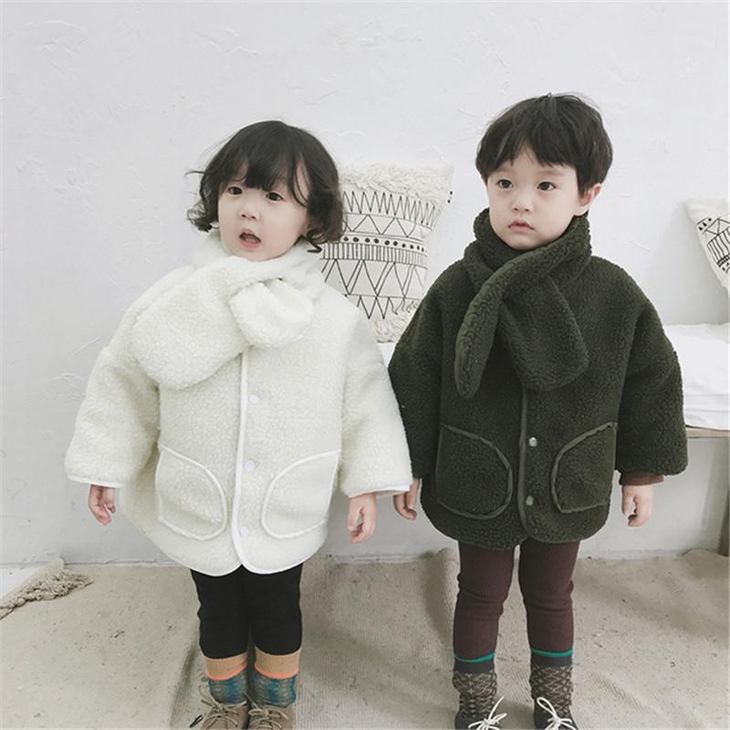 Winter Korean Style Boys And Girls Fleece Quilted Casual jackets With Scarf 2020 Children Loose Reversible Coats Toddler Kids, Green
Winter Korean Style Boys And Girls Fleece Quilted Casual jackets With Scarf 2020 Children Loose Reversible Coats Toddler Kids, Green
