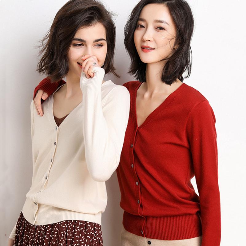 2020 autumn and winter solid color women' casual slim women' knitted long-sleeved button cardigan jacket sweater, Brown
2020 autumn and winter solid color women' casual slim women' knitted long-sleeved button cardigan jacket sweater, Brown