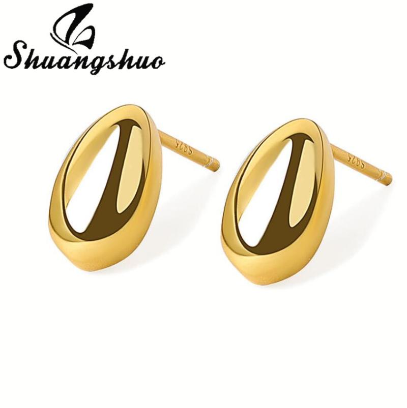Shuangshuo Simple Design Water Drop Stud Earrings Geometric Small Tear Earrings Christmas Jewelry for Women Fashion Accessories
Shuangshuo Simple Design Water Drop Stud Earrings Geometric Small Tear Earrings Christmas Jewelry for Women Fashion Accessories