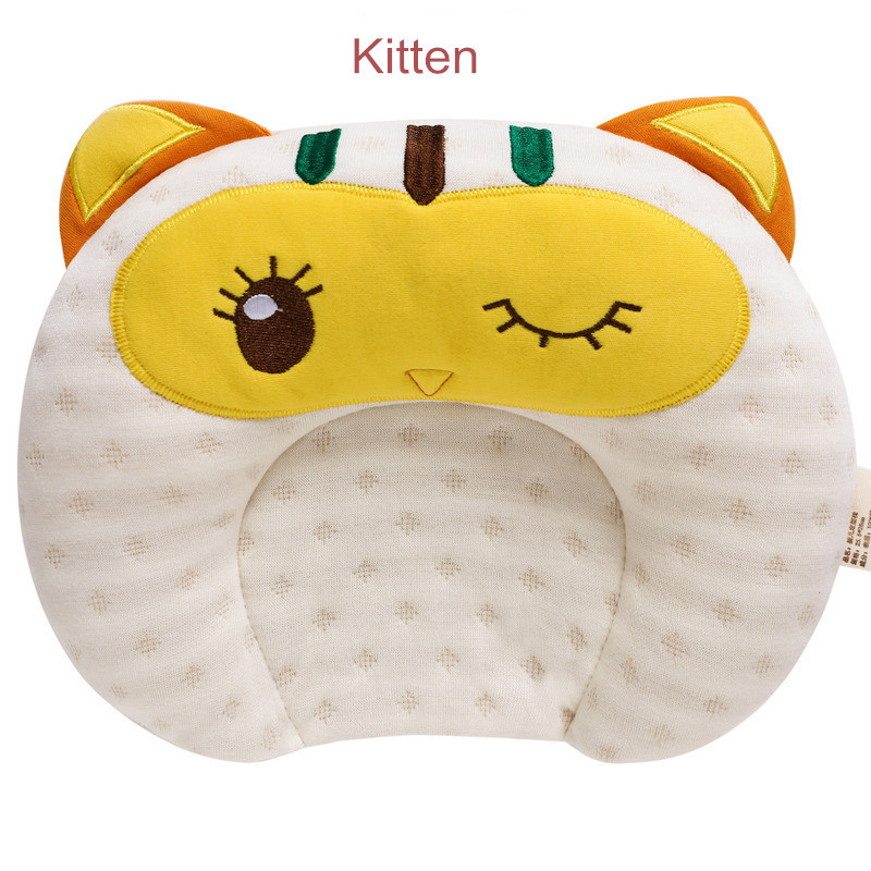 Baby Pillow Newborn Infant Latex head pillows Cute Cartoon Kids Breathable Corrective Sleeping Pillow Anti Flat Head in 2020 LJ201014