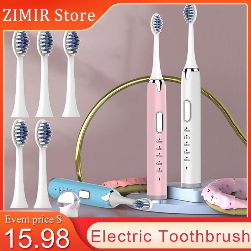 Smart Timing USB Recharge Electric Toothbrush Sonic Automatic High Frequency Vibration Clean IPX7 Waterproof Electric Toothbrush
Smart Timing USB Recharge Electric Toothbrush Sonic Automatic High Frequency Vibration Clean IPX7 Waterproof Electric Toothbrush
