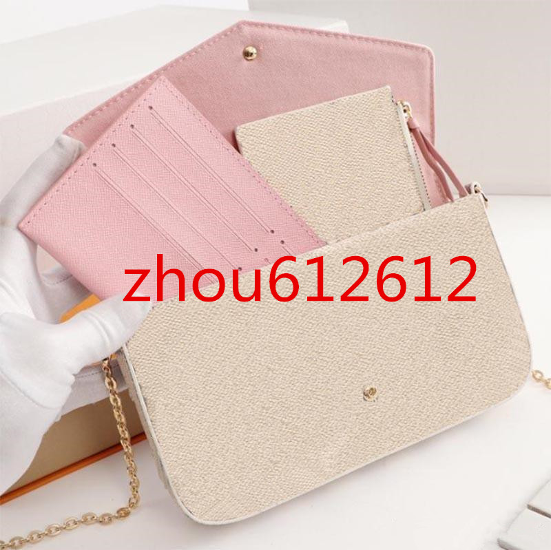 Three bags in one Shoulder Bag for Women Chain old flower Chain 2 Interior Pockets Female Mini card Bag Dropshipping M61276 N63032 N63106, Customize
Three bags in one Shoulder Bag for Women Chain old flower Chain 2 Interior Pockets Female Mini card Bag Dropshipping M61276 N63032 N63106, Customize