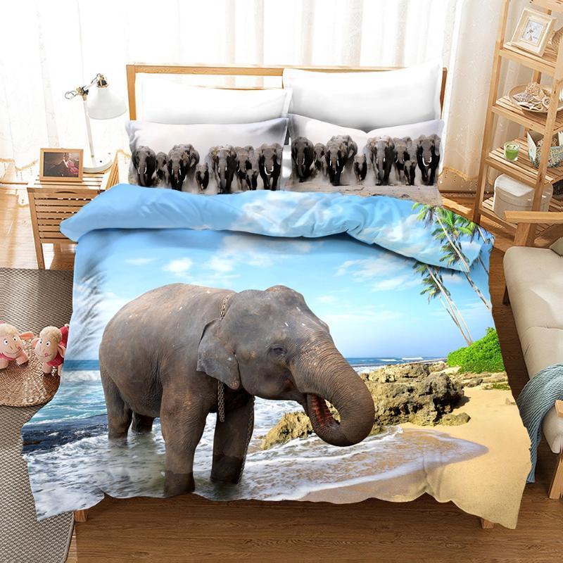 3D Animal Elephant Print Bedding Set Duvet Covers Pillowcases One Piece Comforter Bedding Sets Bedclothes Bed Linen 101
3D Animal Elephant Print Bedding Set Duvet Covers Pillowcases One Piece Comforter Bedding Sets Bedclothes Bed Linen 101