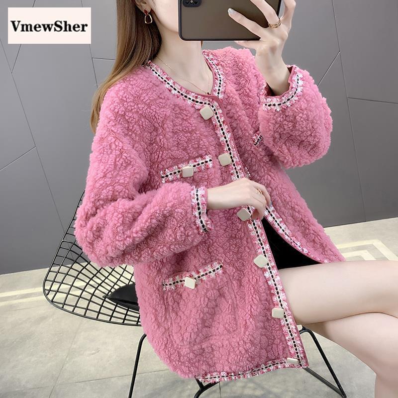 VmewSher New Elegant Women Winter Faux Fur Coat Tessel Lace Pacth Work Color Block Warm Jacket Long Sleeve Stylish Lady Outwear, Black
VmewSher New Elegant Women Winter Faux Fur Coat Tessel Lace Pacth Work Color Block Warm Jacket Long Sleeve Stylish Lady Outwear, Black