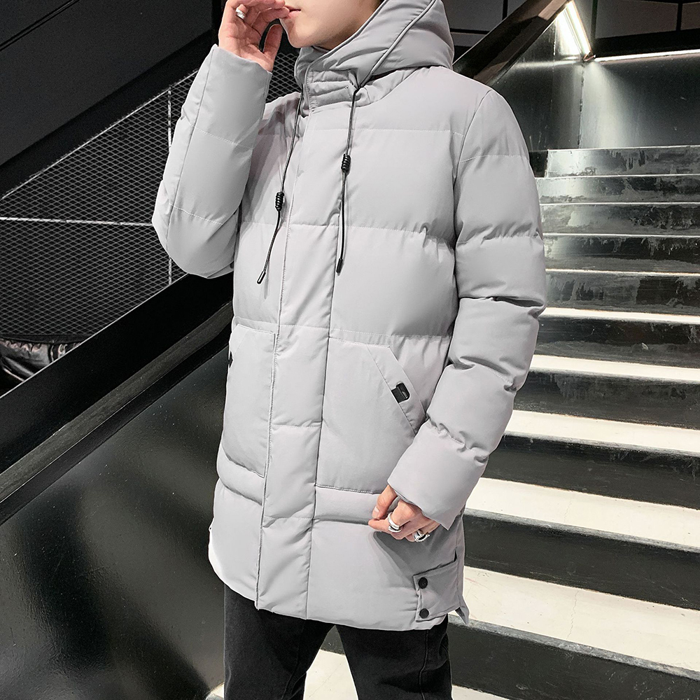 Winter Parka Autumn Puffer Men Overcoat Outwear Long Jacket Army Green Hooded Coat Plus Size 8XL 201218