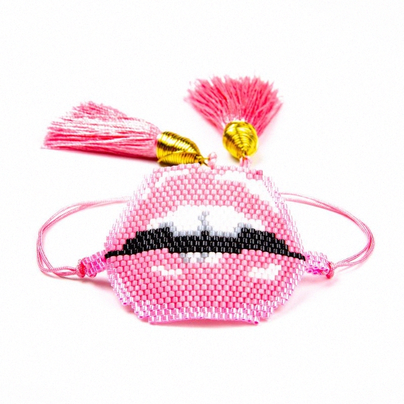 Large lips mouth bracelet women's tassel jewelry Miyuki rice beads copper wire hand-wound QJOy#
Large lips mouth bracelet women's tassel jewelry Miyuki rice beads copper wire hand-wound QJOy#