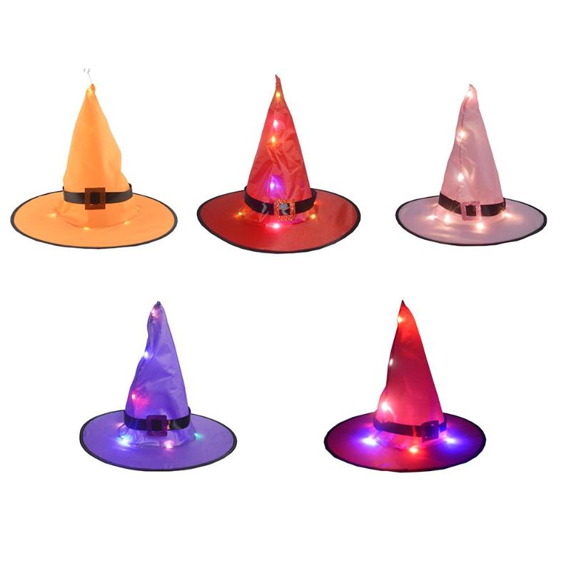 Witch Hats Masquerade Glowing Hat Party Hats Cosplay Halloween Party Hat Wacky Props Fancy Dress Decor Top Illuminate Caps
Witch Hats Masquerade Glowing Hat Party Hats Cosplay Halloween Party Hat Wacky Props Fancy Dress Decor Top Illuminate Caps
