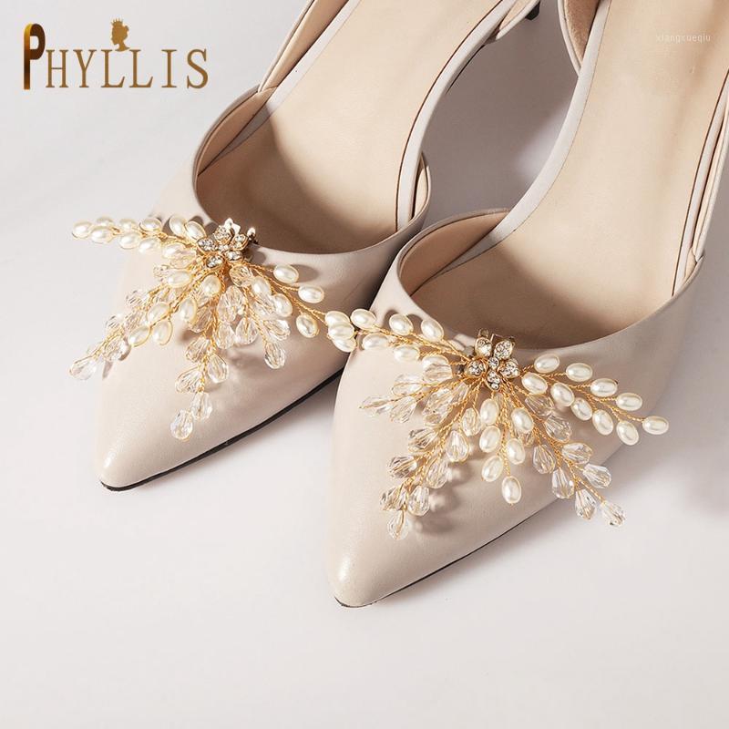 Hair Clips & Barrettes PHYLLIS G07 Clear Crystal Wedding Shoe Pearl Buckles Bridal Party Shoes AccessoriesLadies Buckle, Golden;silver
Hair Clips & Barrettes PHYLLIS G07 Clear Crystal Wedding Shoe Pearl Buckles Bridal Party Shoes AccessoriesLadies Buckle, Golden;silver
