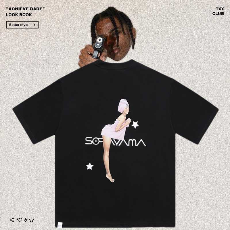 Sorayama 2G kongshanji limited American high street old school men' and women' hip-hop loose short sleeve T-shirt fashion, White - ele3609#
Sorayama 2G kongshanji limited American high street old school men' and women' hip-hop loose short sleeve T-shirt fashion, White - ele3609#