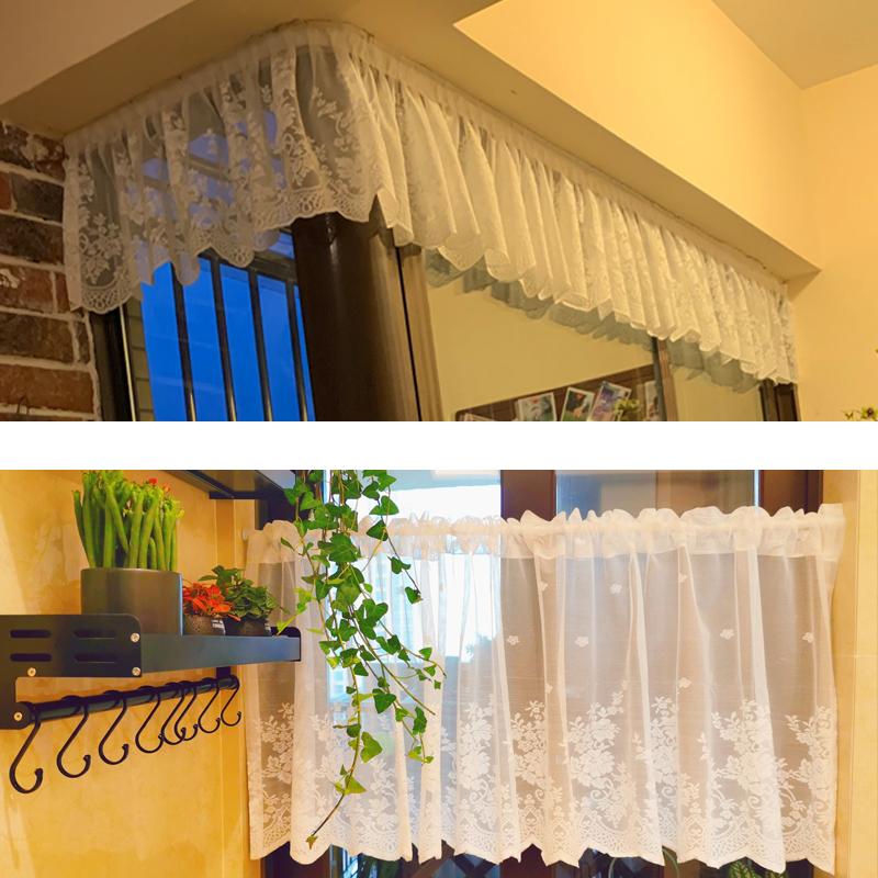 White Short Curtain for Living Room White Flower Embroidered Window Curtain Valance Coffee for Kitchen Cabinet Door
White Short Curtain for Living Room White Flower Embroidered Window Curtain Valance Coffee for Kitchen Cabinet Door