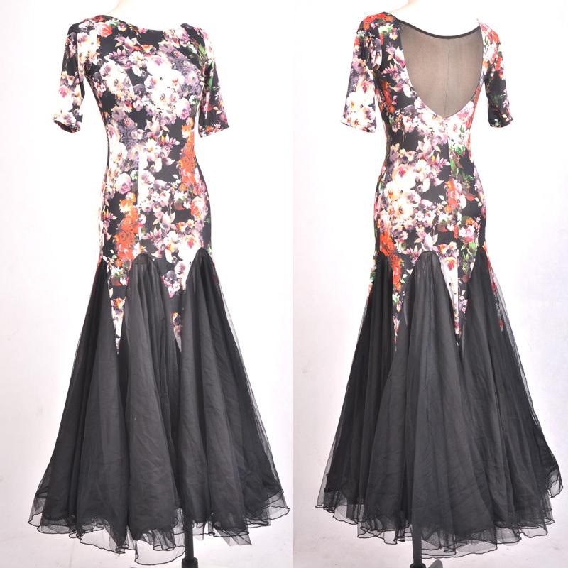 Ballroom Dance Competition Dresses Flower Pattern Performance Long Dress Adult Ballroom Standard Dance Costume Rave Wear BI016, Customize pattern
Ballroom Dance Competition Dresses Flower Pattern Performance Long Dress Adult Ballroom Standard Dance Costume Rave Wear BI016, Customize pattern