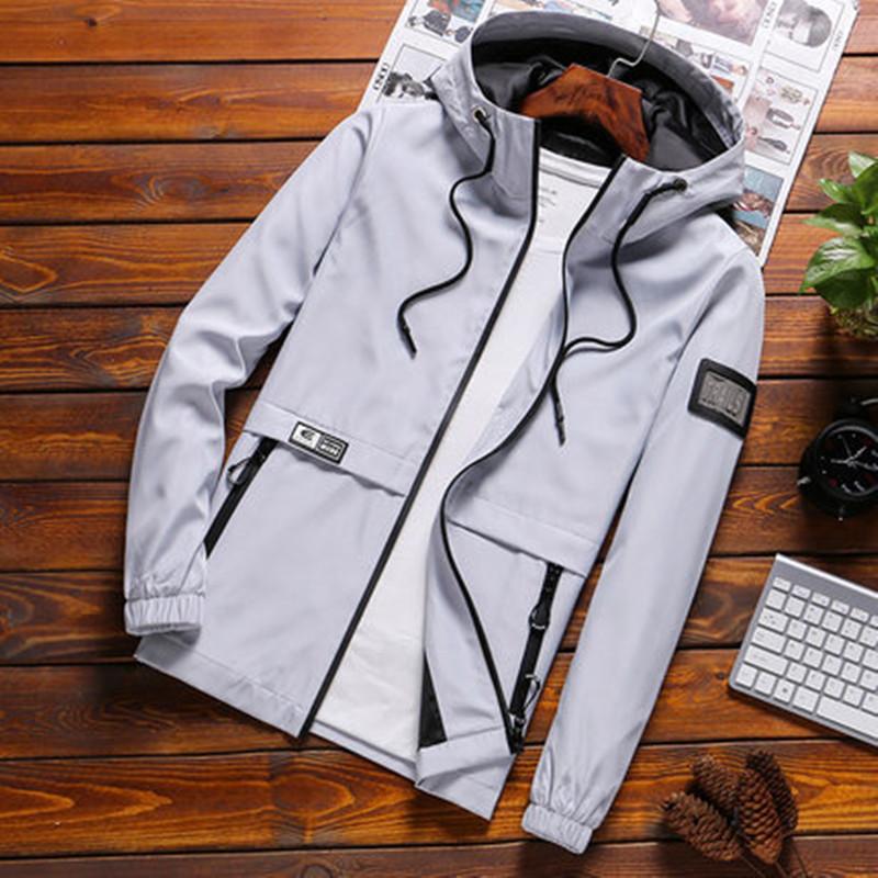 Fashion men jacket Spring autumn thin hooded Casual coat mens Solid color Windbreaker New Male slim outerwear Brand clothing 4XL, Red
Fashion men jacket Spring autumn thin hooded Casual coat mens Solid color Windbreaker New Male slim outerwear Brand clothing 4XL, Red