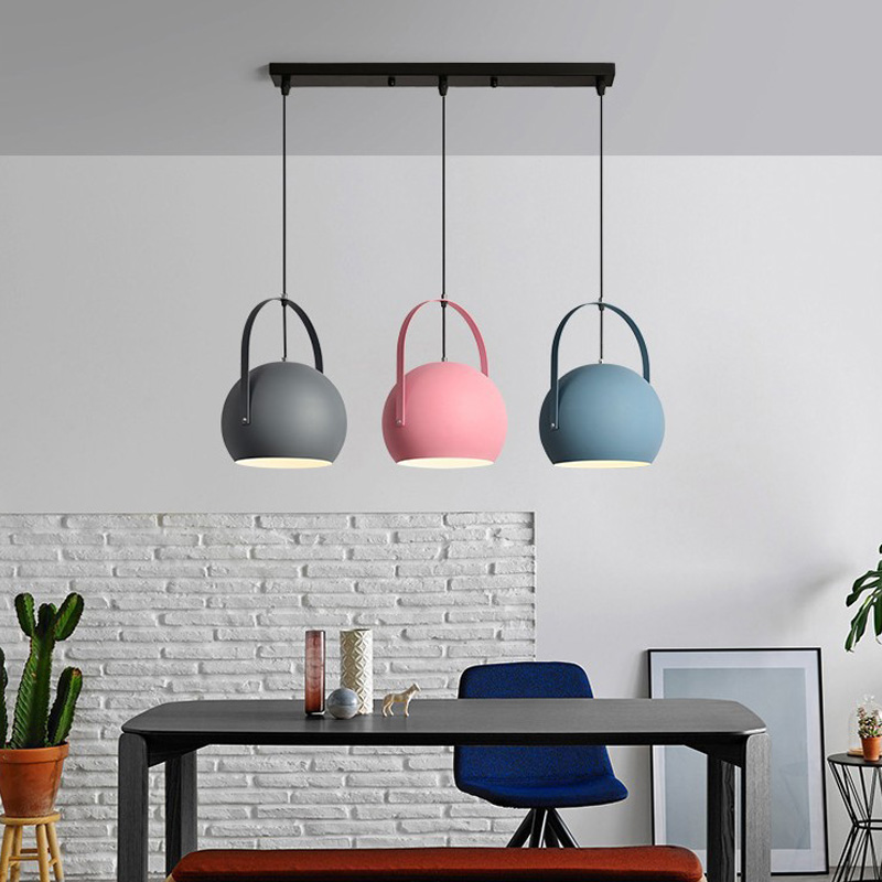 Modern LED Pendant Lamps colourful Dining-room Restaurant Chandelier E27 electric Wire Home Decration Lighting fixtures