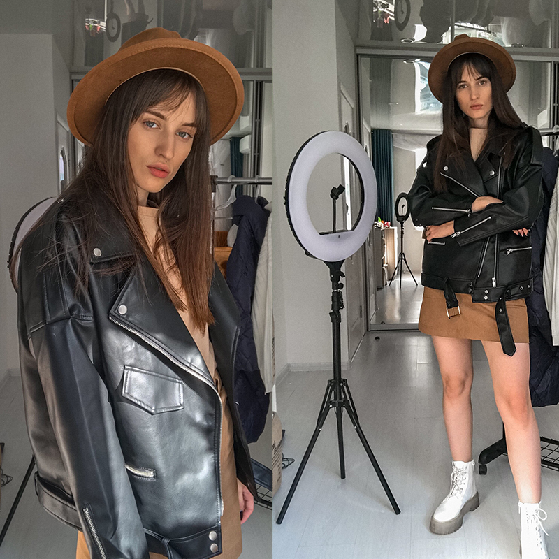 Fitaylor PU Faux Leather Jacket Women Loose Sashes Casual Biker Jackets Outwear Female Tops BF Style Black Leather Jacket Coat 201226