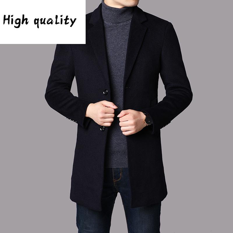 new 2020 men's leisure paragraph dust coat grows in two grain of buttons and west wool suit of cultivate morality, Black
new 2020 men's leisure paragraph dust coat grows in two grain of buttons and west wool suit of cultivate morality, Black