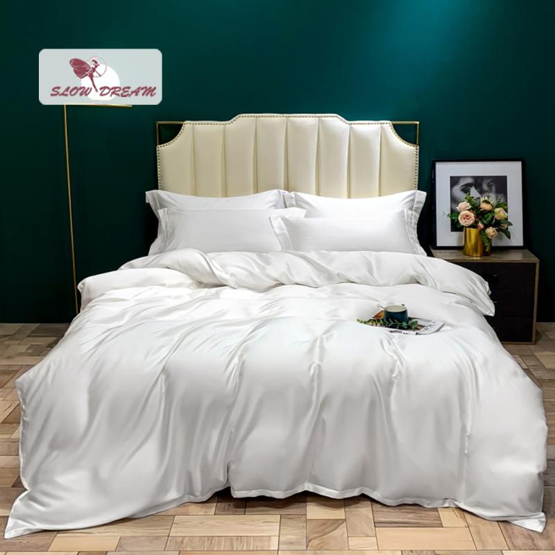 SlowDream 100% Silk White Bedding Set Silky Beauty Healthy Duvet Cover Pillwocase Flat Sheet Or Fitted Sheet King Bed Set, 001
SlowDream 100% Silk White Bedding Set Silky Beauty Healthy Duvet Cover Pillwocase Flat Sheet Or Fitted Sheet King Bed Set, 001