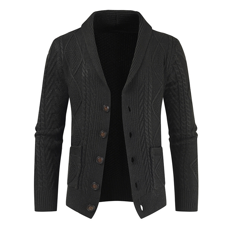 Men's V-neck Cotton Cardigan Autumn Winter Warm Soft Solid Spacious Comfortable Long Sleeve Clothes Knitted Casual Male Sweaters 201105, Navy blue
Men's V-neck Cotton Cardigan Autumn Winter Warm Soft Solid Spacious Comfortable Long Sleeve Clothes Knitted Casual Male Sweaters 201105, Navy blue