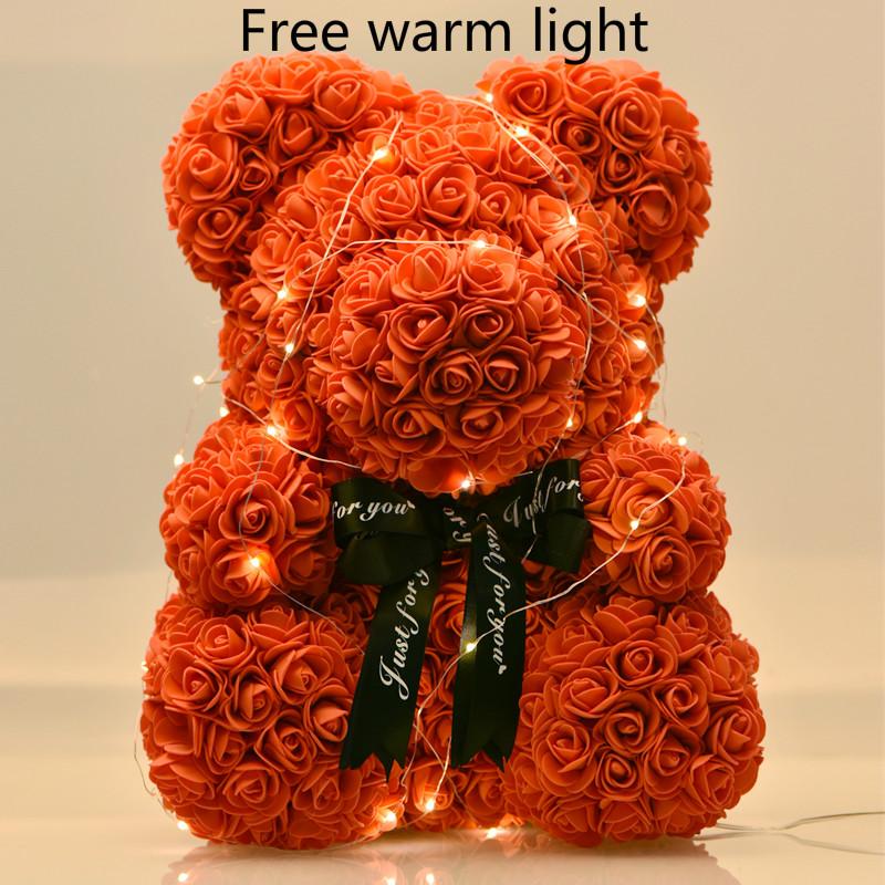 Dropshiping 40cm Bear of Roses with LED Gift Box Teddy Bear Rose Soap Foam Flower Artificial New Year Gifts for Women Valentines
Dropshiping 40cm Bear of Roses with LED Gift Box Teddy Bear Rose Soap Foam Flower Artificial New Year Gifts for Women Valentines
