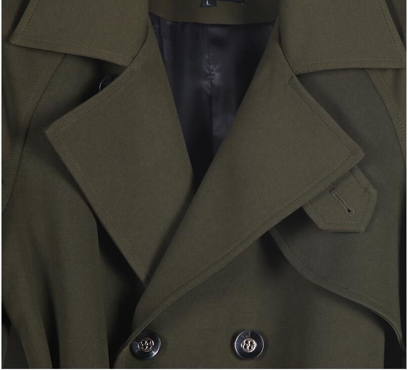 Coat Men' Long Windbreaker Plus Size Army Green Trench Coat Double-breasted Windbreakers For Men Abrigos Hombre, Beige
Coat Men' Long Windbreaker Plus Size Army Green Trench Coat Double-breasted Windbreakers For Men Abrigos Hombre, Beige
