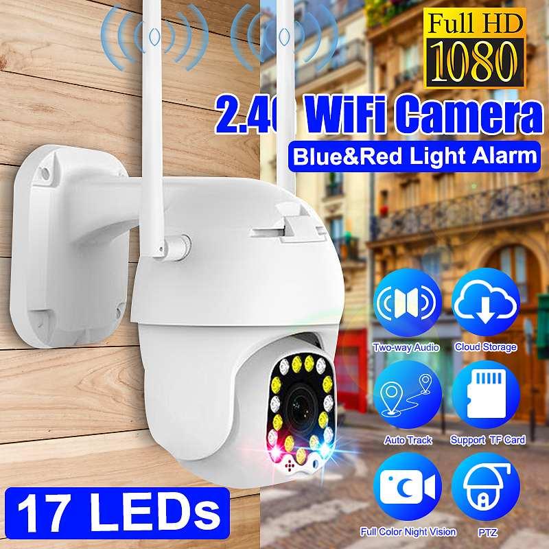 1080P Security Smart IP Camera Full Color Night Vision IP66 Waterproof Movement Detect Auto TrackTwo-way Audio CCTV Monitor
1080P Security Smart IP Camera Full Color Night Vision IP66 Waterproof Movement Detect Auto TrackTwo-way Audio CCTV Monitor