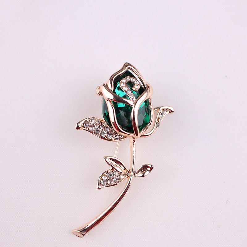 Pins, Brooches Wholesale- Fashion Crystal Rose Flower Brooch Pin Rhinestone Alloy Gold Birthday Gift Garment Accessories 3678261
Pins, Brooches Wholesale- Fashion Crystal Rose Flower Brooch Pin Rhinestone Alloy Gold Birthday Gift Garment Accessories 3678261