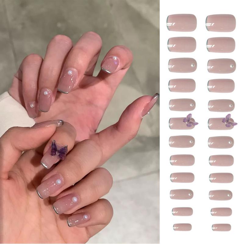 NEW Butterfly False Nails Full Cover Artificial Butterfly Fake Nails Detachable Manicure Press on Decoration DIY Nail Art
NEW Butterfly False Nails Full Cover Artificial Butterfly Fake Nails Detachable Manicure Press on Decoration DIY Nail Art