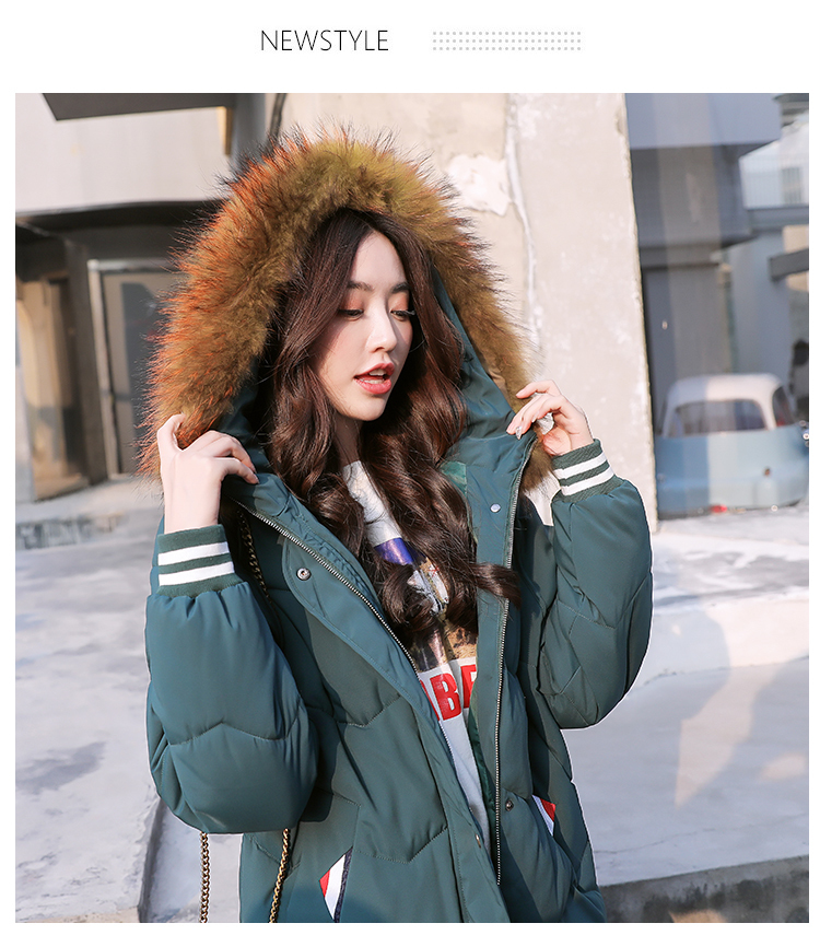winter women hooded coat fur collar thicken warm long jacket female plus size outerwear parka ladies chaqueta feminino 201019
