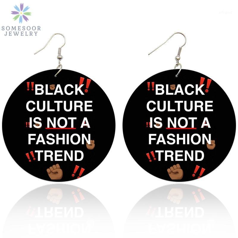 Dangle & Chandelier SOMESOOR Black Culture Fashion Trend Printed African Wooden Drop Earrings Afro Power Pist Sayings Design Jewelry For Wom
Dangle & Chandelier SOMESOOR Black Culture Fashion Trend Printed African Wooden Drop Earrings Afro Power Pist Sayings Design Jewelry For Wom