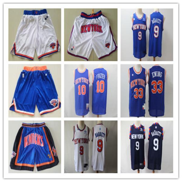 Mens New York Knicks 33 Patrick Ewing 10 Walt Frazier 9 R.J. Barrett Basketball Shorts Basketball Jerseys, Black;red
Mens New York Knicks 33 Patrick Ewing 10 Walt Frazier 9 R.J. Barrett Basketball Shorts Basketball Jerseys, Black;red