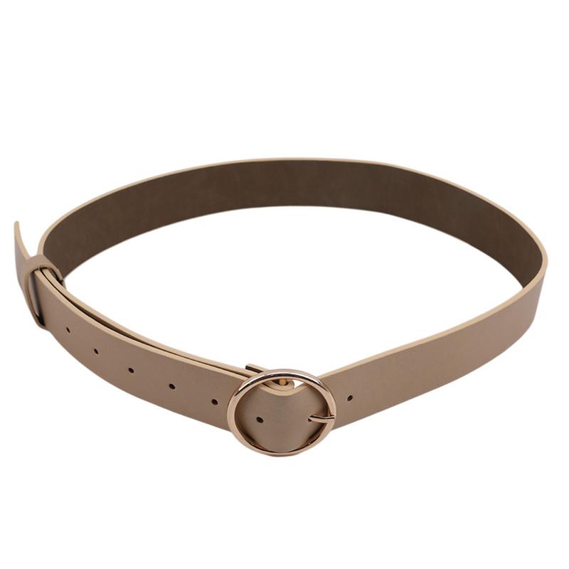 2020 New Punk Belt Big Round Buckle Pu Leather +Metal Hoop Belt Strap For Woman Jeans, Silver
2020 New Punk Belt Big Round Buckle Pu Leather +Metal Hoop Belt Strap For Woman Jeans, Silver