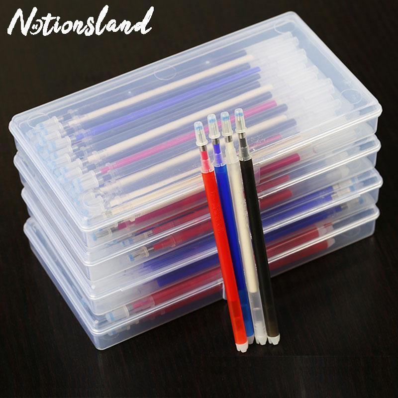 30Pcs Fabric Marker Heat Erasable Pen with a Storage Box High Temperature Disappearing Refill for Dressmaking Patchwork Tool
30Pcs Fabric Marker Heat Erasable Pen with a Storage Box High Temperature Disappearing Refill for Dressmaking Patchwork Tool