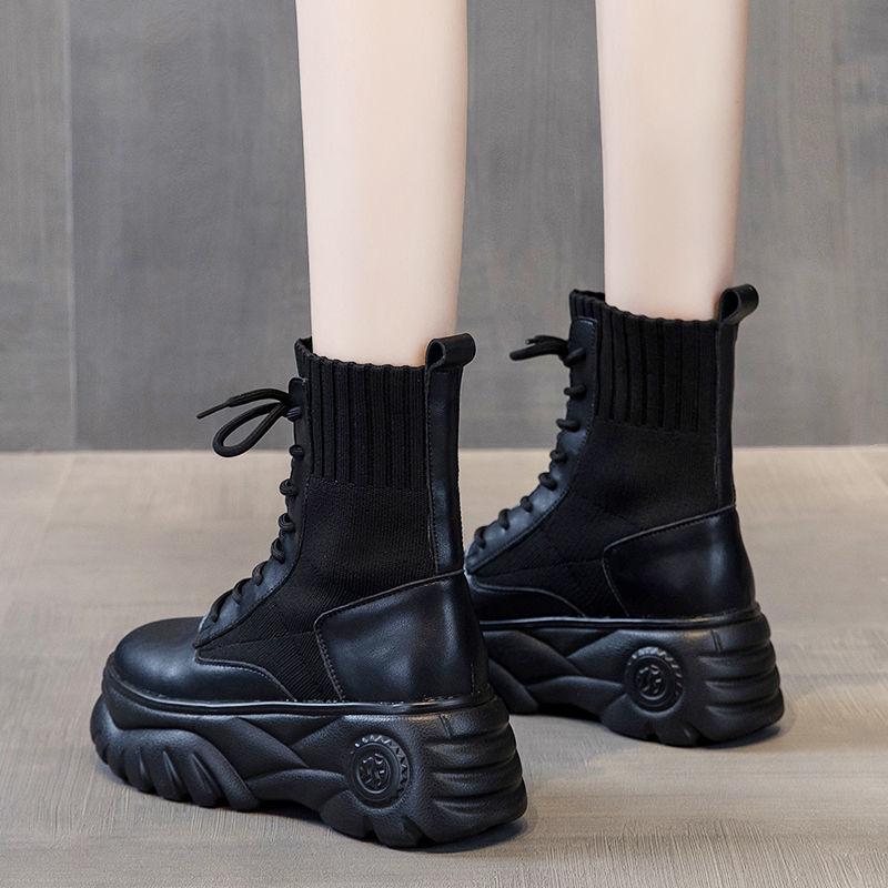 Boots Women 2021 New Autumn Shoes Tide Short Boots Thick-soled Increased Women's Casual Plus Velvet Single, Black
Boots Women 2021 New Autumn Shoes Tide Short Boots Thick-soled Increased Women's Casual Plus Velvet Single, Black