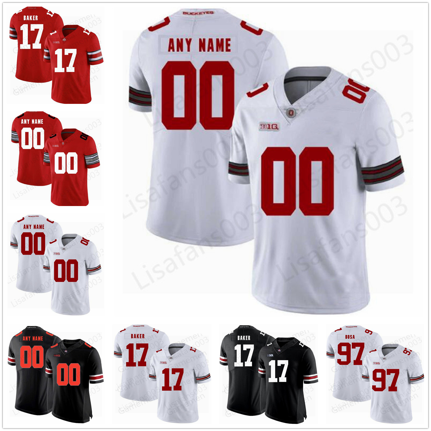 Custom Ohio State Buckeyes 45 Archie Griffin 27 Eddie George College Football OSU 150TH stitched Jersey 28 Ronnie Hickman 9 Johnny Utah, Black
Custom Ohio State Buckeyes 45 Archie Griffin 27 Eddie George College Football OSU 150TH stitched Jersey 28 Ronnie Hickman 9 Johnny Utah, Black