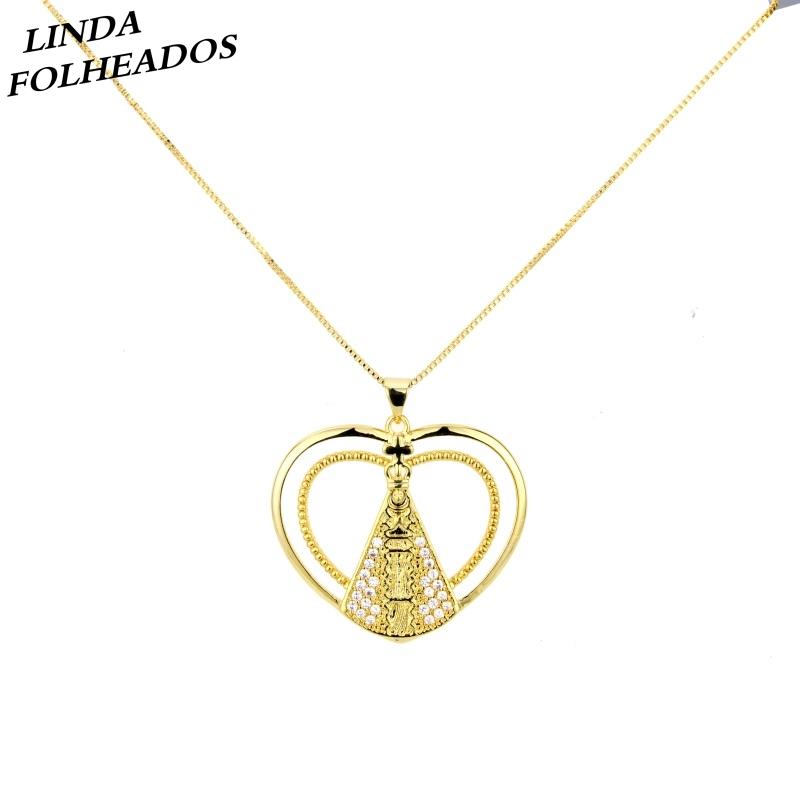 New Arrival Gold Fashion Jewelry Copper Micro Zirconia Delicate Heart Shape Pendulum Pendant Necklace for Women Gift Anniversary
New Arrival Gold Fashion Jewelry Copper Micro Zirconia Delicate Heart Shape Pendulum Pendant Necklace for Women Gift Anniversary